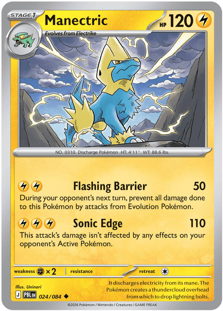 Manectric (024/084) [Mega Evolution: Pitch Black] | Card Citadel