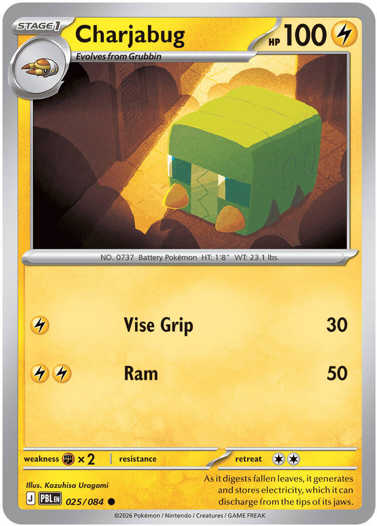 Charjabug (025/084) [Mega Evolution: Pitch Black] | Card Citadel