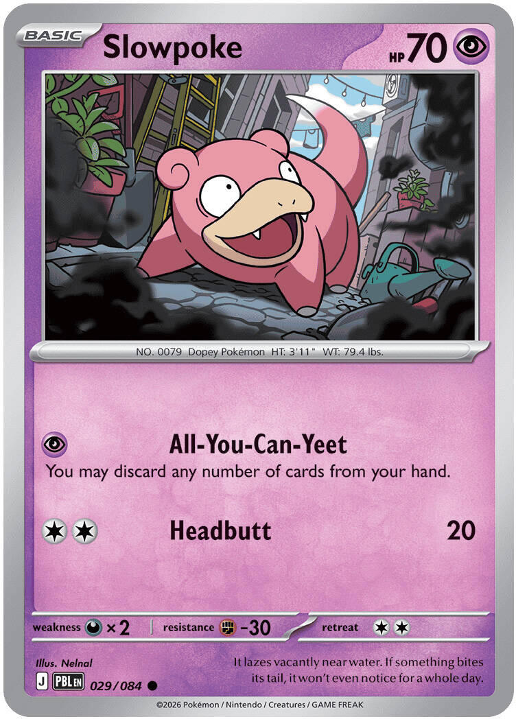 Slowpoke (029/084) [Mega Evolution: Pitch Black] | Card Citadel