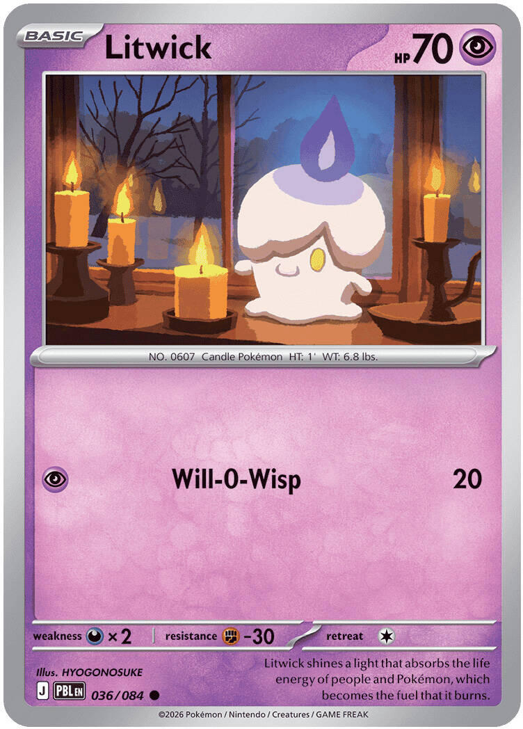 Litwick (036/084) [Mega Evolution: Pitch Black] | Card Citadel
