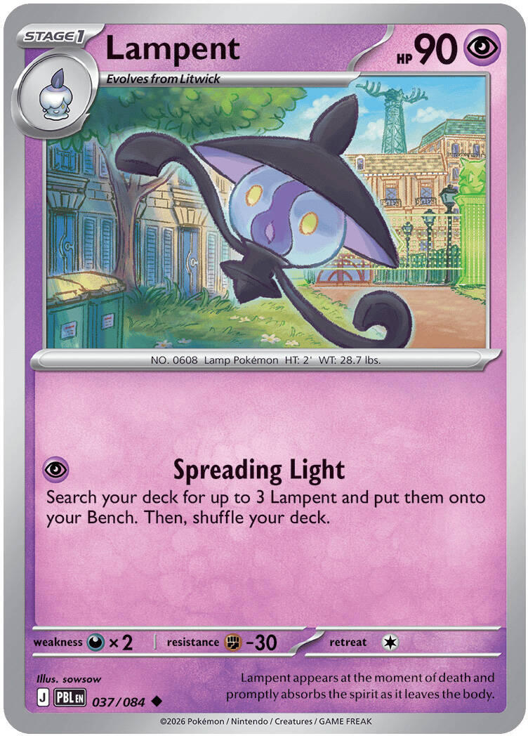 Lampent (037/084) [Mega Evolution: Pitch Black] | Card Citadel