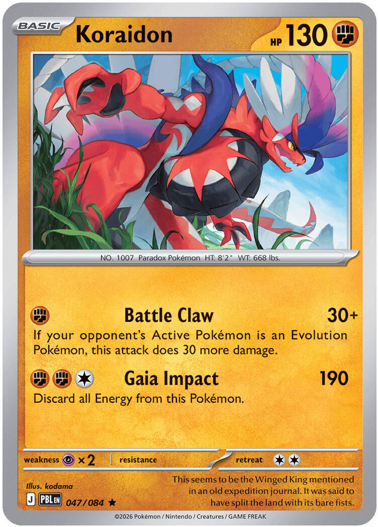 Koraidon (047/084) [Mega Evolution: Pitch Black] | Card Citadel