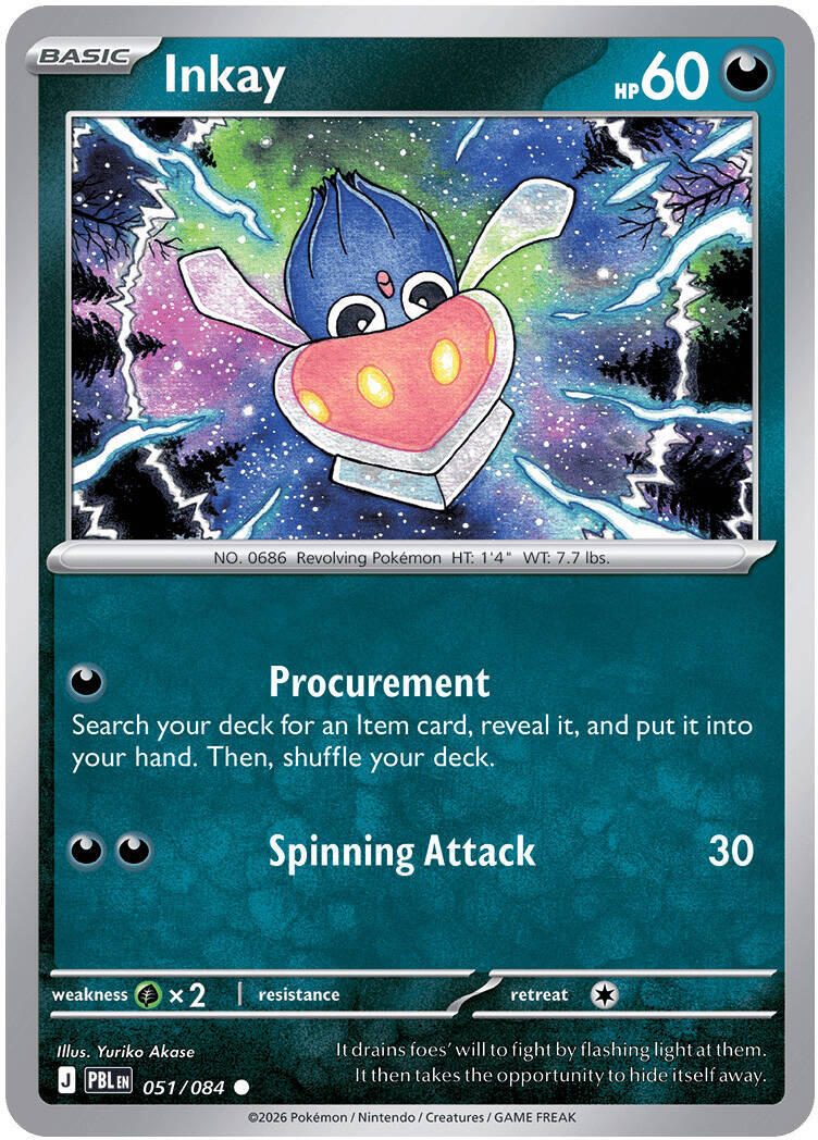 Inkay (051/084) [Mega Evolution: Pitch Black] | Card Citadel