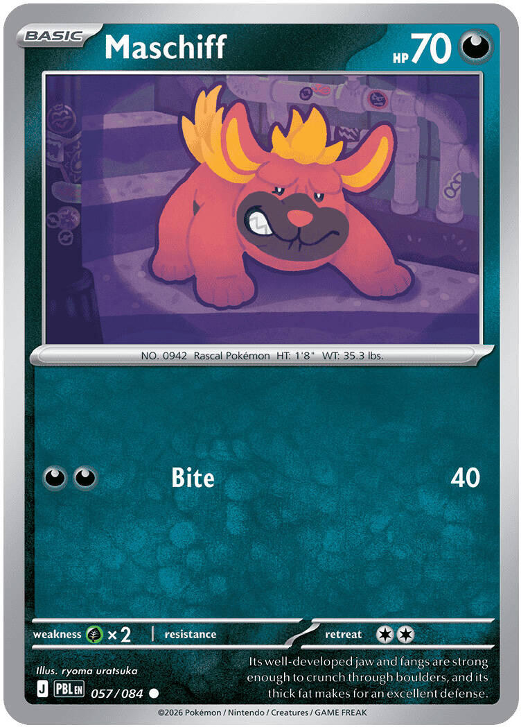 Maschiff (057/084) [Mega Evolution: Pitch Black] | Card Citadel