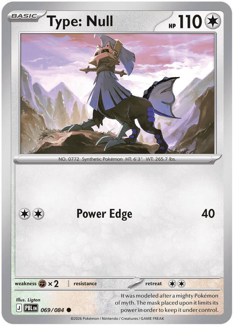 Type: Null (069/084) [Mega Evolution: Pitch Black] | Card Citadel