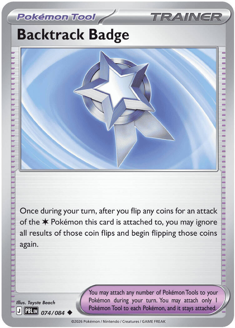 Backtrack Badge (074/084) [Mega Evolution: Pitch Black] | Card Citadel