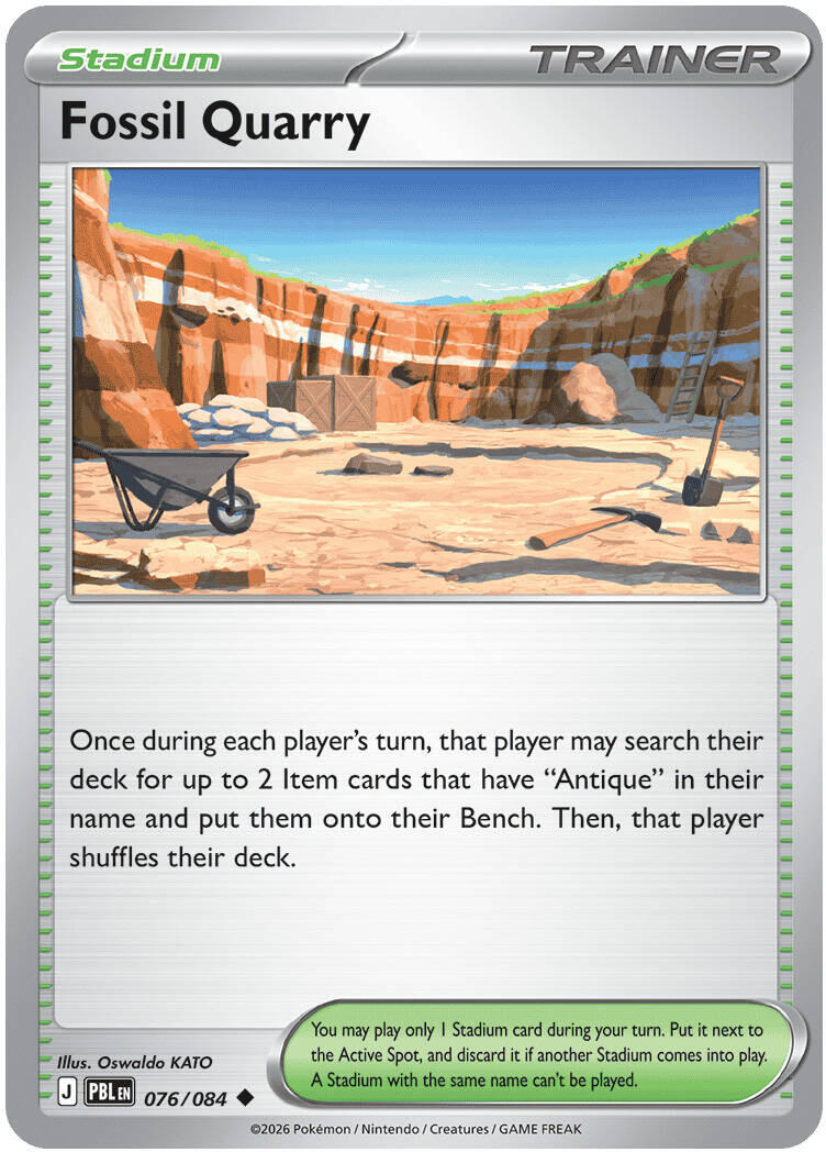 Fossil Quarry (076/084) [Mega Evolution: Pitch Black] | Card Citadel