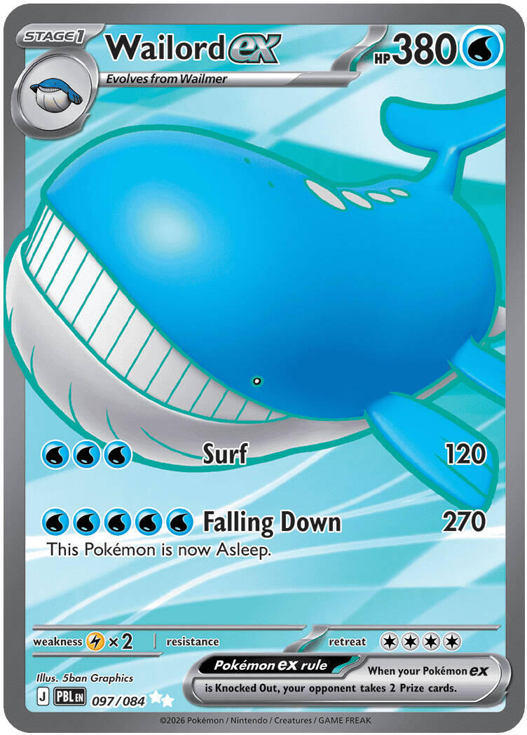 Wailord ex (097/084) [Mega Evolution: Pitch Black] | Card Citadel