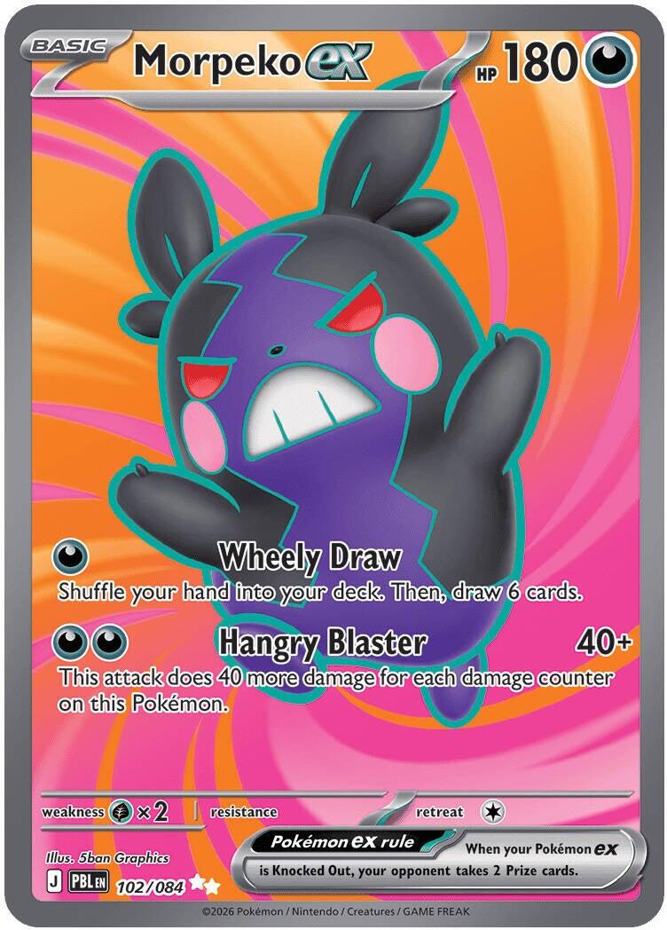 Morpeko ex (102/084) [Mega Evolution: Pitch Black] | Card Citadel