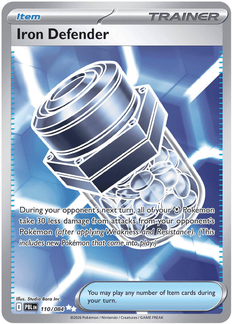 Iron Defender (110/084) [Mega Evolution: Pitch Black] | Card Citadel