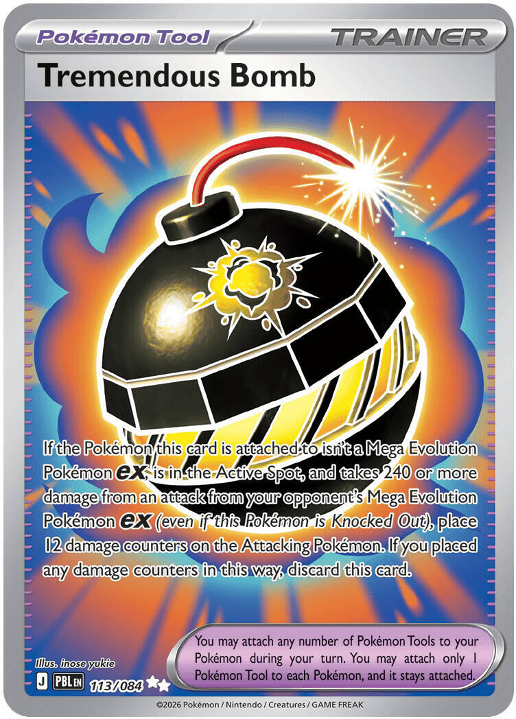 Tremendous Bomb (113/084) [Mega Evolution: Pitch Black] | Card Citadel