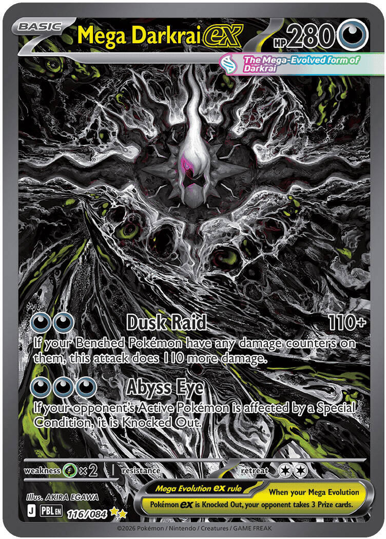 Mega Darkrai ex (116/084) [Mega Evolution: Pitch Black] | Card Citadel