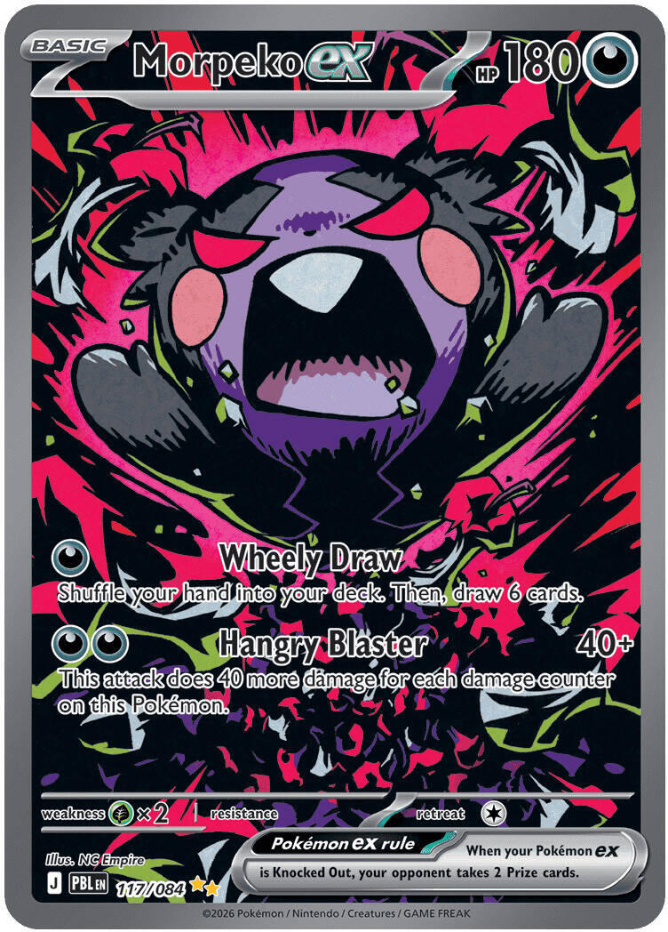 Morpeko ex (117/084) [Mega Evolution: Pitch Black] | Card Citadel