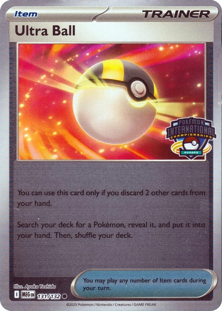 Ultra Ball (131/132) (European International Championship) [League & Championship Cards] | Card Citadel