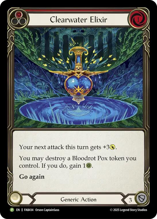 Clearwater Elixir [FAB434] (Promo)  Cold Foil | Card Citadel