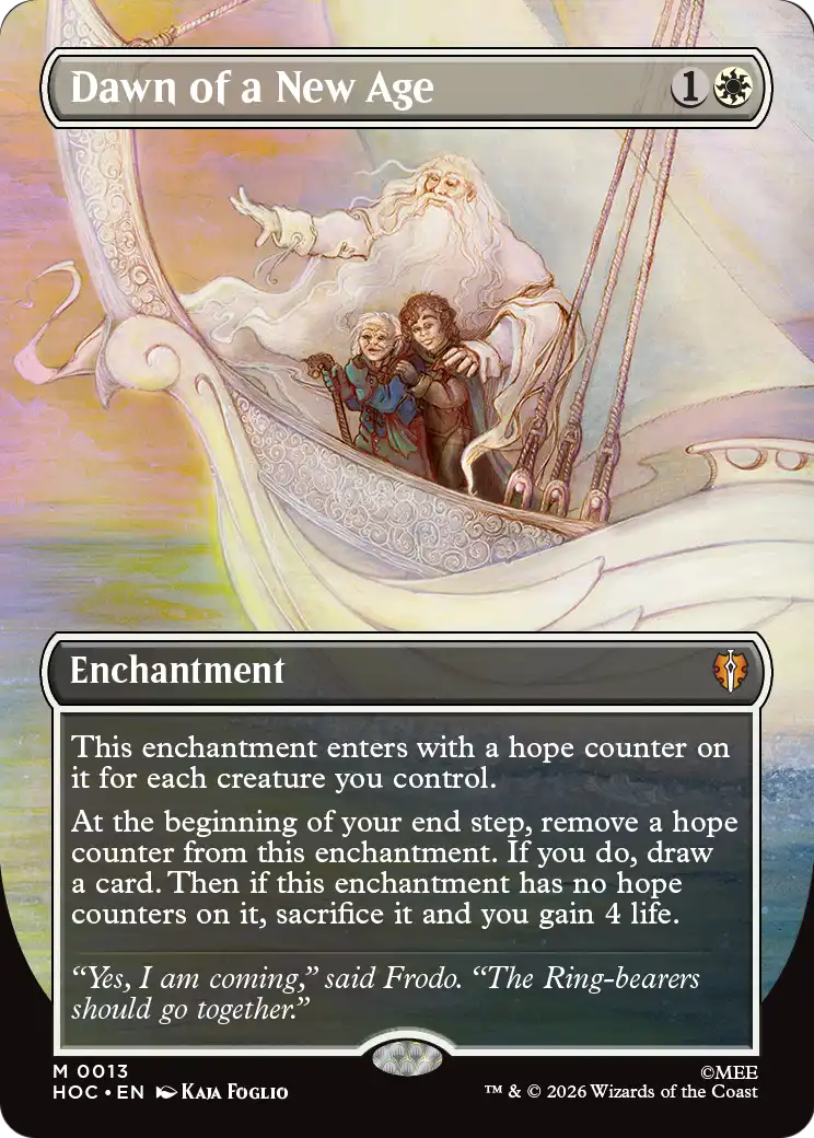 Dawn of a New Age (Borderless) [The Hobbit: Eternal-Legal] | Card Citadel
