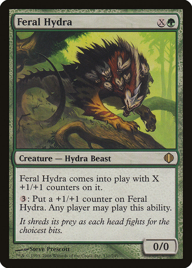 Feral Hydra (Oversized) [Oversize Cards] | Card Citadel