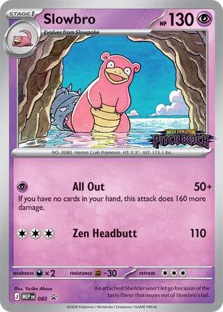 Slowbro (083) (Pitch Black Stamped) [Mega Evolution Promo] | Card Citadel