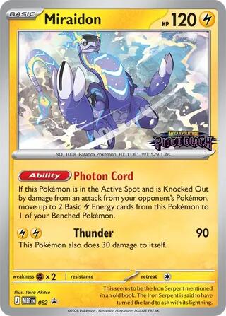 Miraidon (082) (Pitch Black Stamped) [Mega Evolution Promo] | Card Citadel