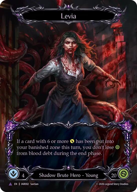 Levia (Marvel) [IAR002] (Usurp the Shadow Throne)  Cold Foil | Card Citadel