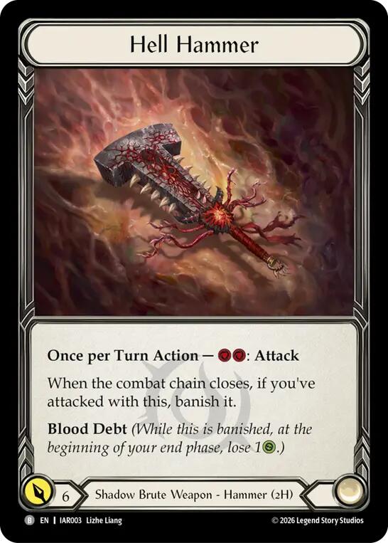 Hell Hammer [IAR003] (Usurp the Shadow Throne) | Card Citadel