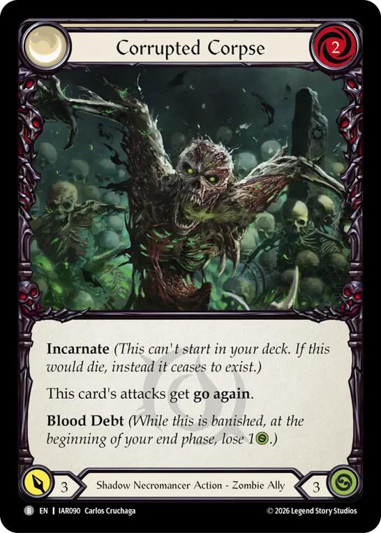 Corrupted Corpse [IAR090] (Usurp the Shadow Throne) | Card Citadel