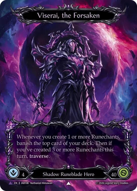 Viserai, the Forsaken (Marvel) [IAR106] (Usurp the Shadow Throne)  Cold Foil | Card Citadel