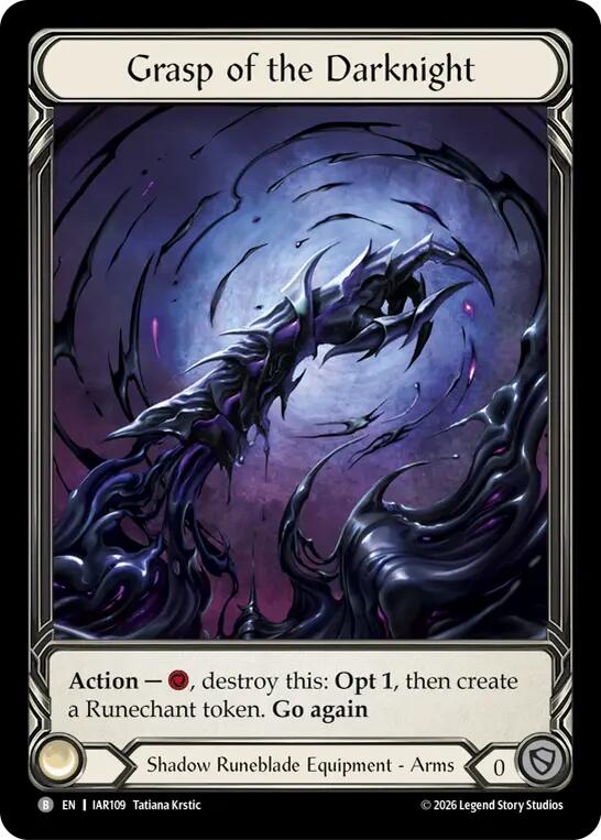 Grasp of the Darknight (Extended Art) [IAR109] (Usurp the Shadow Throne)  Cold Foil | Card Citadel