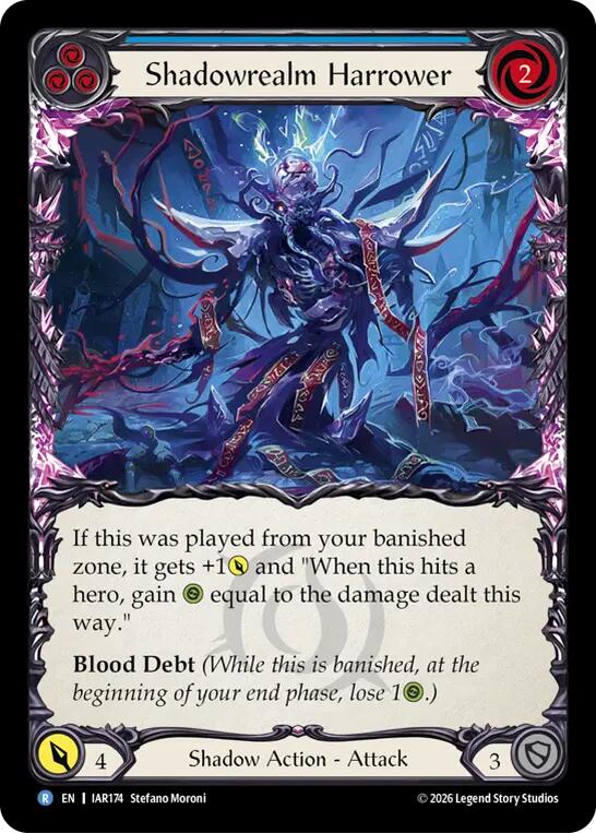 Shadowrealm Harrower (Blue) [IAR174] (Usurp the Shadow Throne) | Card Citadel