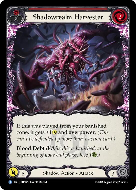 Shadowrealm Harvester (Red) [IAR175] (Usurp the Shadow Throne) | Card Citadel