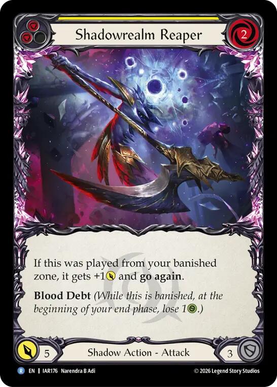 Shadowrealm Reaper (Yellow) [IAR176] (Usurp the Shadow Throne) | Card Citadel