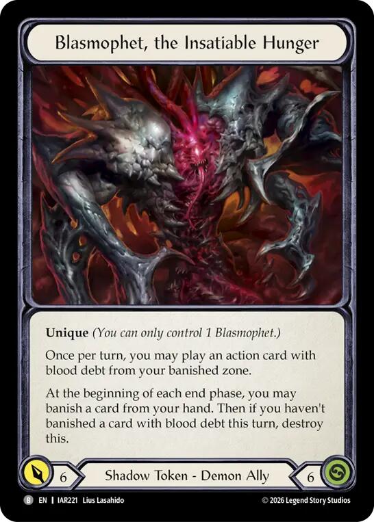 Blasmophet, the Insatiable Hunger [IAR221] (Usurp the Shadow Throne) | Card Citadel