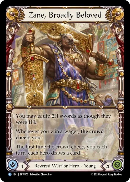 Zane, Broadly Beloved [SPW003] (Smash Palace)  Rainbow Foil | Card Citadel