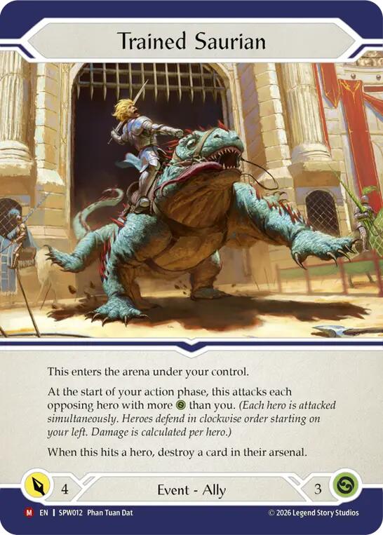 Trained Saurian [SPW012] (Smash Palace) | Card Citadel