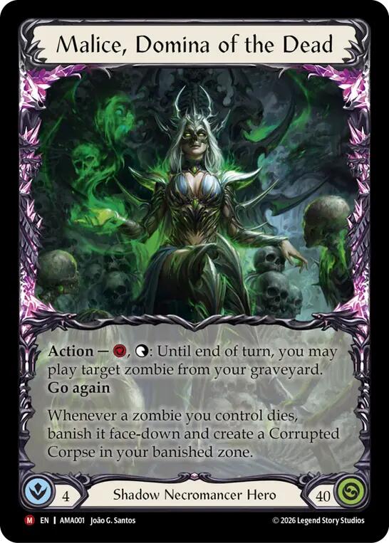 Malice, Domina of the Dead [AMA001] (Armory Deck: Malice)  Rainbow Foil | Card Citadel