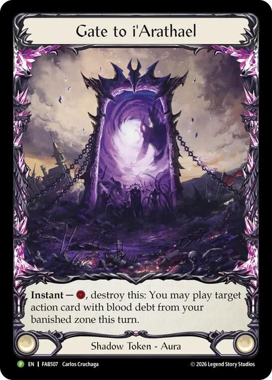 Gate to i'Arathael [FAB507] (Promo)  Rainbow Foil | Card Citadel