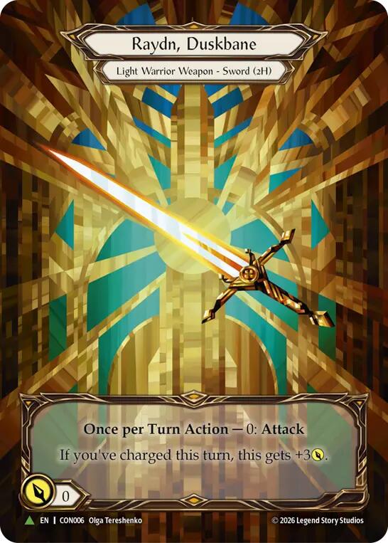 Raydn, Duskbane (Marvel) [CON006] (Promo)  Rainbow Foil | Card Citadel
