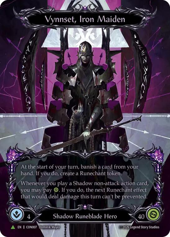 Vynnset, Iron Maiden (Marvel) [CON007] (Promo)  Cold Foil | Card Citadel
