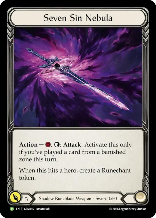 Seven Sin Nebula [GEM185] (GEM Pack 6) | Card Citadel