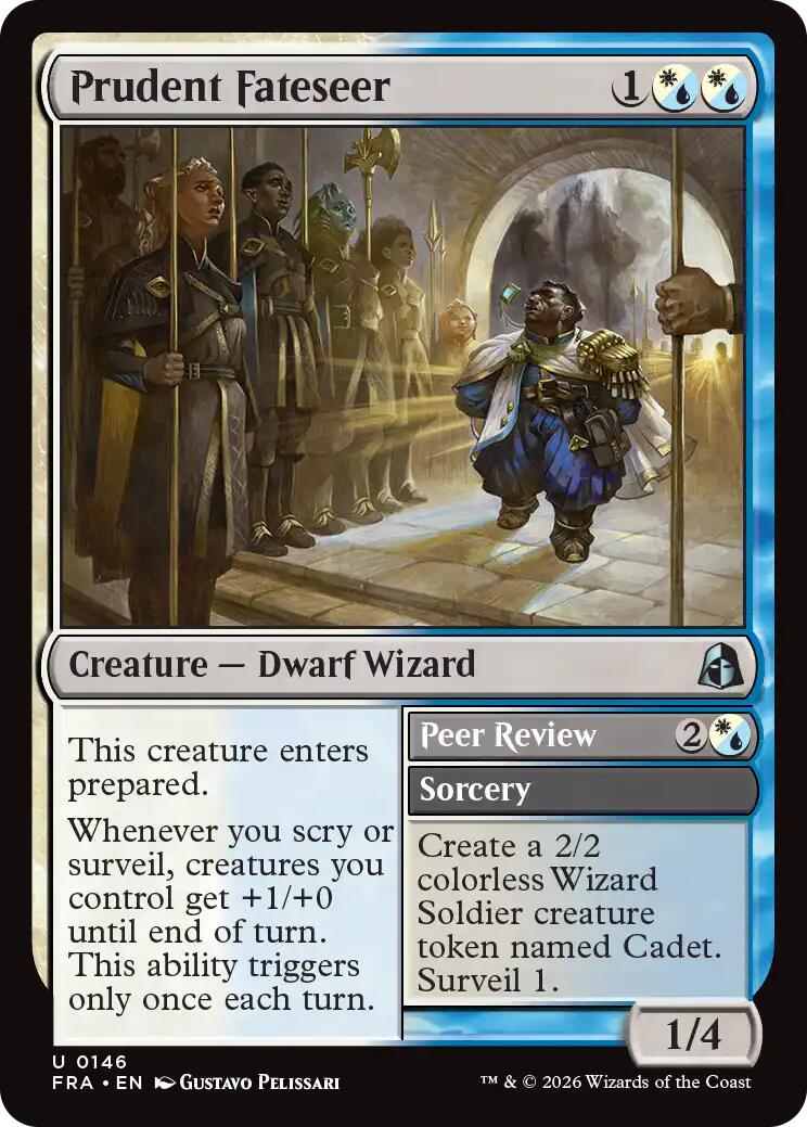 Prudent Fateseer // Peer Review [Reality Fracture] | Card Citadel