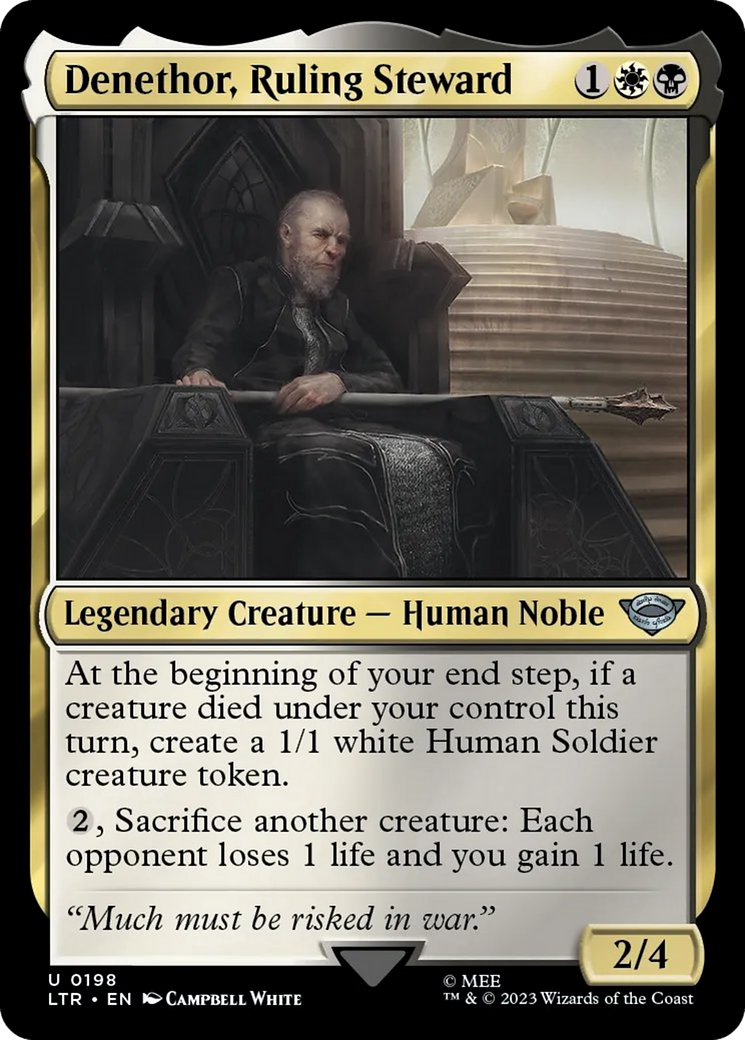 Denethor, Ruling Steward [The Lord of the Rings: Tales of Middle-Earth] | Card Citadel