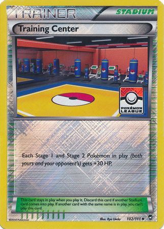 Training Center (102/111) (League Promo) [XY: Furious Fists] | Card Citadel