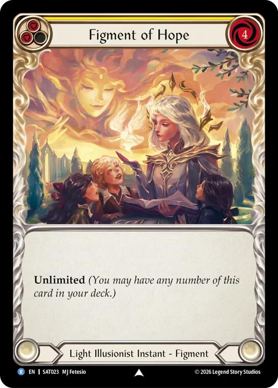 Figment of Hope (Yellow) [SAT023] (Silver Age: Usurp the Shadow Throne) | Card Citadel