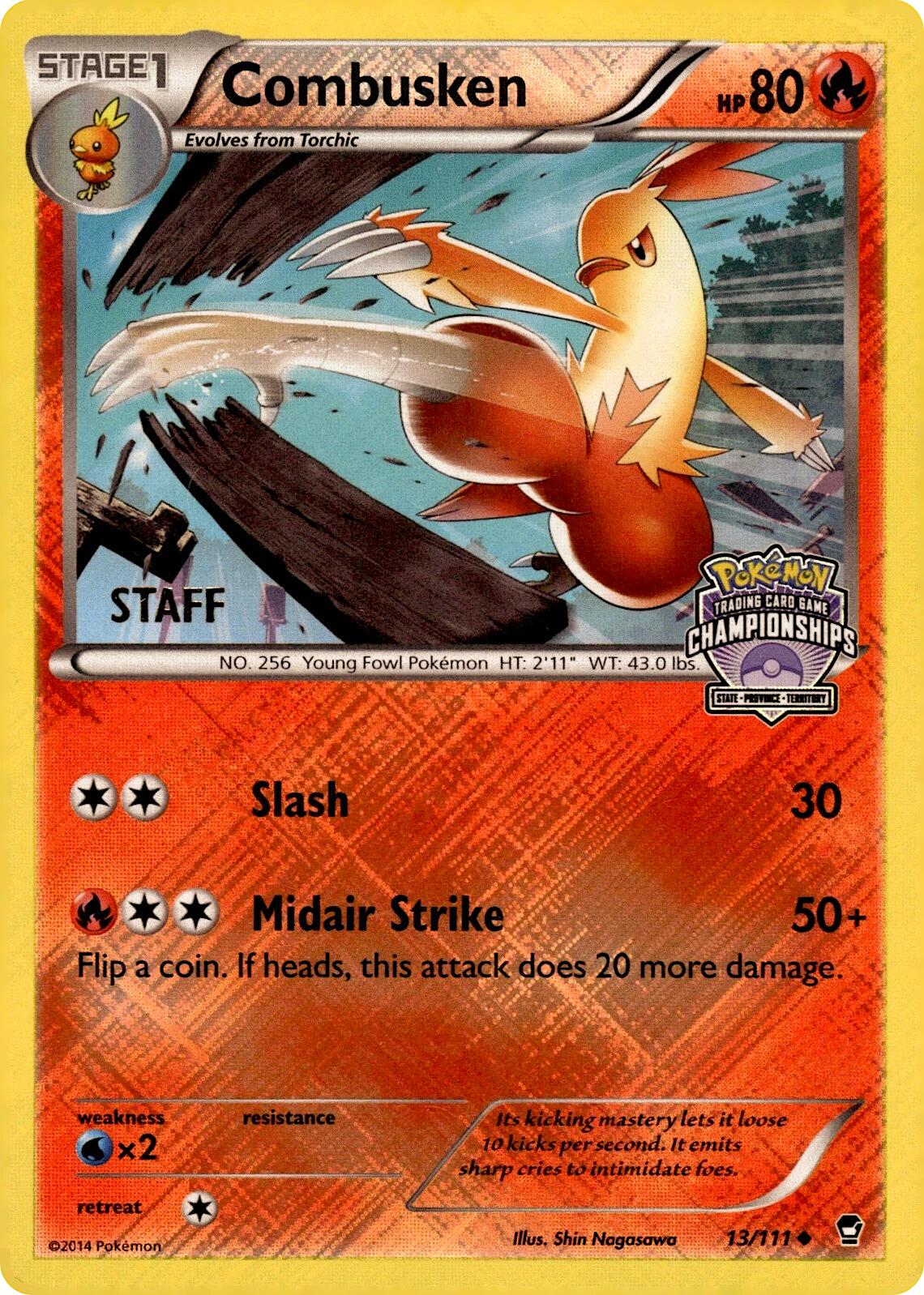 Combusken (13/111) (State Championships) [Staff] [League & Championship Cards] | Card Citadel