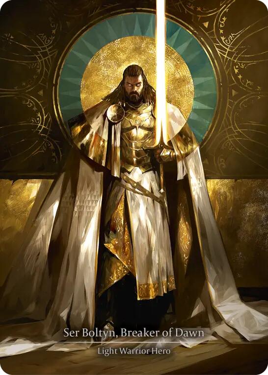 Ser Boltyn, Breaker of Dawn (Marvel) [CON005] (Promo)  Cold Foil | Card Citadel