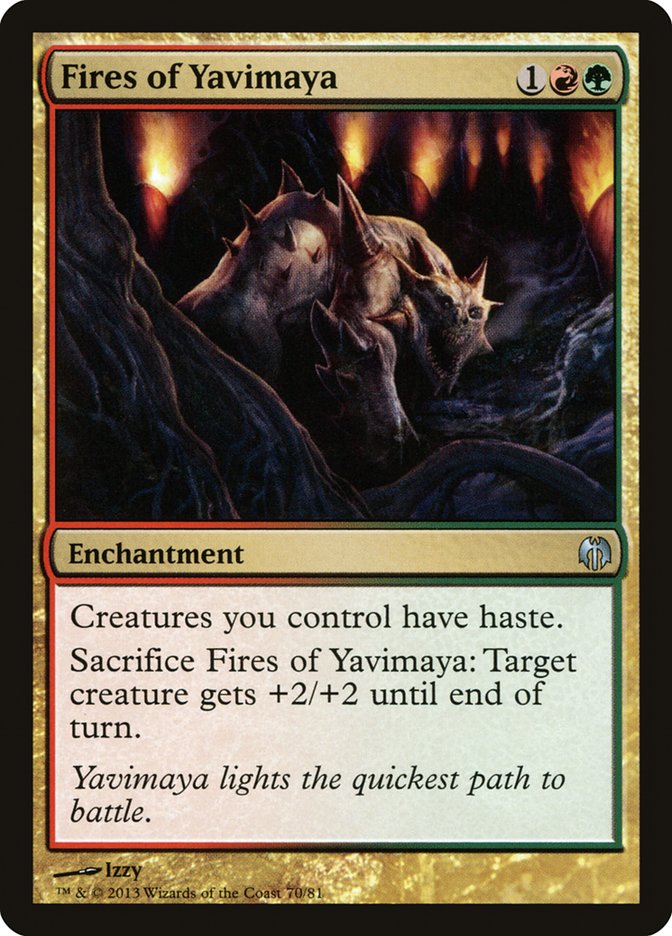 Fires of Yavimaya [Duel Decks: Heroes vs. Monsters] | Card Citadel