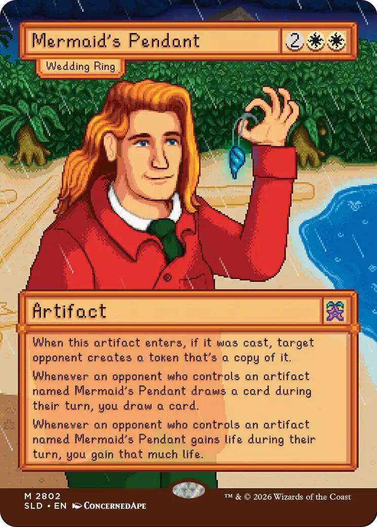 Mermaid's Pendant - Wedding Ring [Secret Lair Drop Series] | Card Citadel