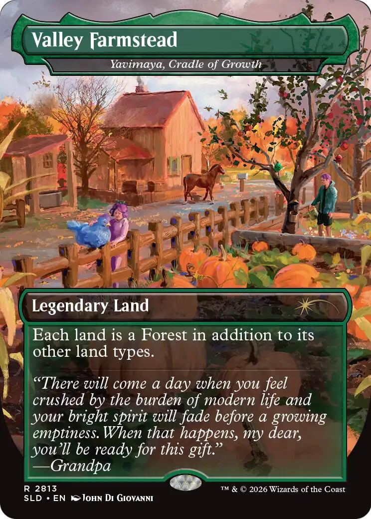 Valley Farmstead - Yavimaya, Cradle of Growth [Secret Lair Drop Series] | Card Citadel