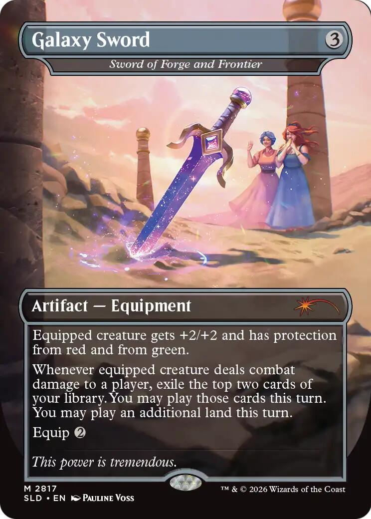 Galaxy Sword - Sword of Forge and Frontier [Secret Lair Drop Series] | Card Citadel