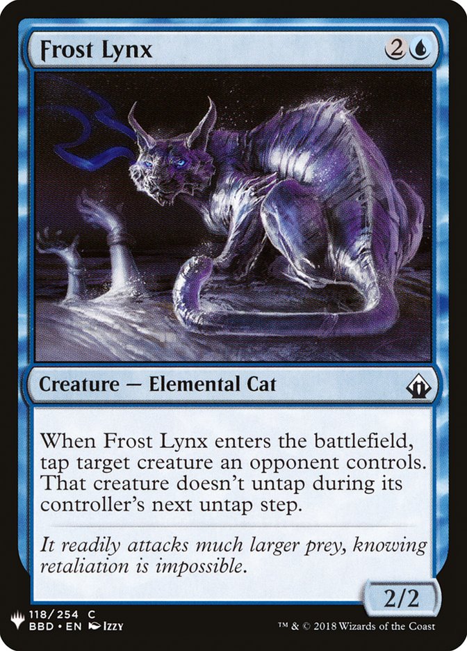 Frost Lynx [Mystery Booster] | Card Citadel